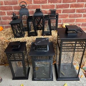 Decorative lanterns, assorted